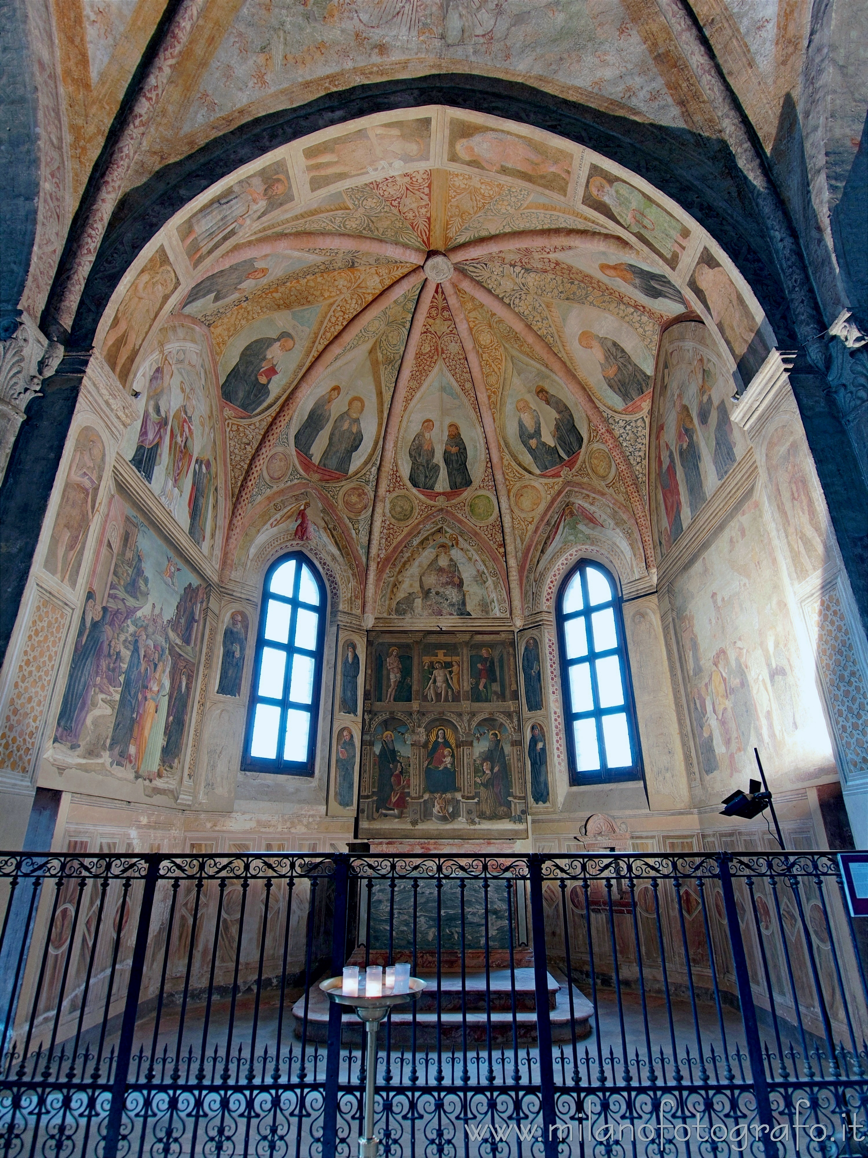 Milan (Italy) - Sant'Antonio Abate Chapel, or Obiano Chapel, in the Church of San Pietro in Gessate